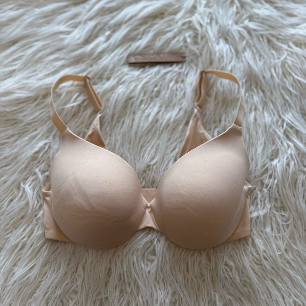 Skims Smoothing Intimates Full Coverage Lightly Lined Bra Sand Size 32D